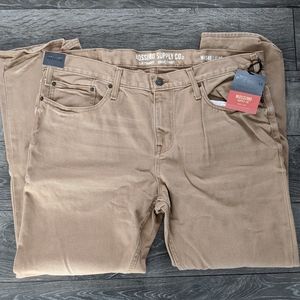 NWT Mossimo Supply Co. Khaki Jeans 40/30